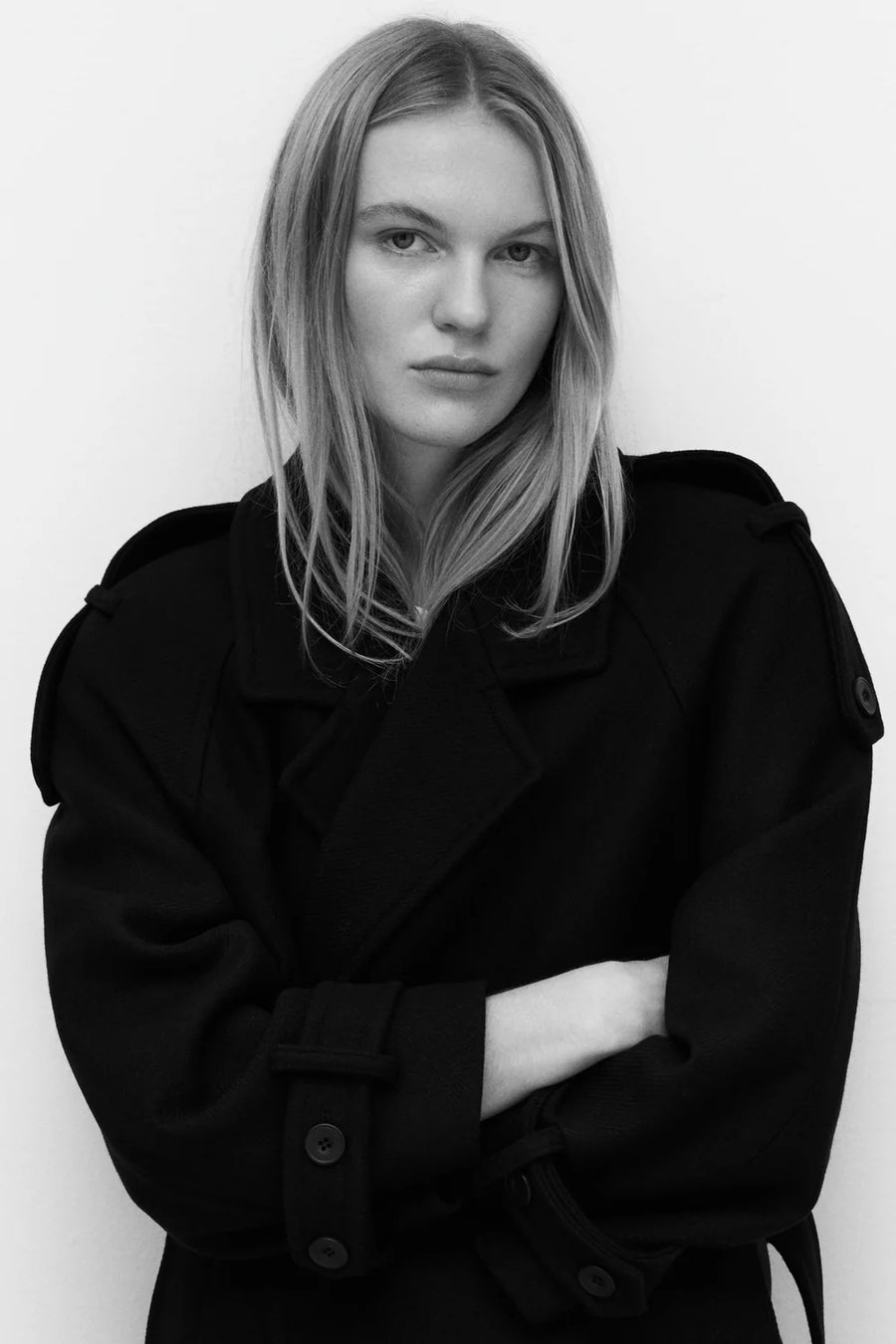 The New Society Woman Mantel FLAVIA Recycled Wool Mix