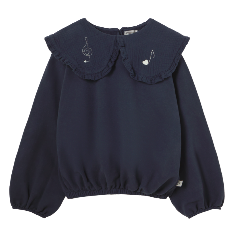COZMO Sweatshirt mit Puffärmeln GENOAK Organic Cotton