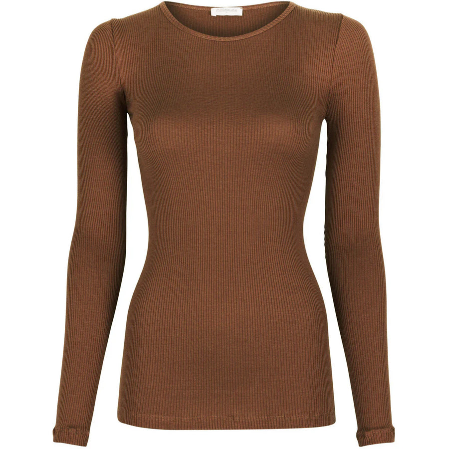 Minimalisma Langarmshirt GERDA Silk-Cotton Blend