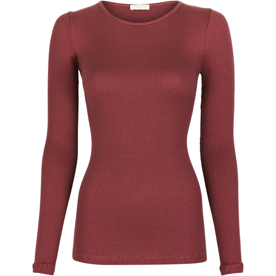 Minimalisma Langarmshirt GERDA Silk-Cotton Blend