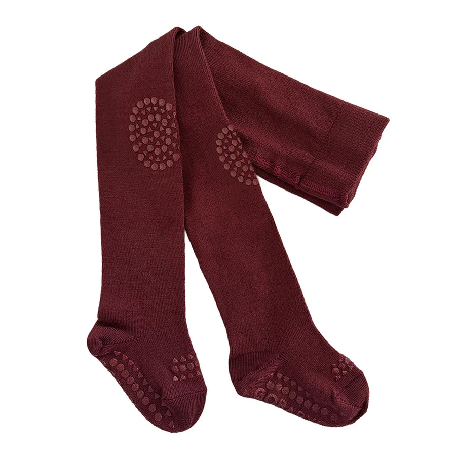 GoBabyGo Rutschfeste Krabbelstrumpfhose Merino Wool