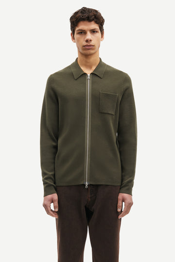 Samsøe Samsøe Zip-Shirt GUNA X ZIP Viscose