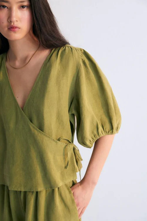 The New Society Woman Bluse HERA Linen