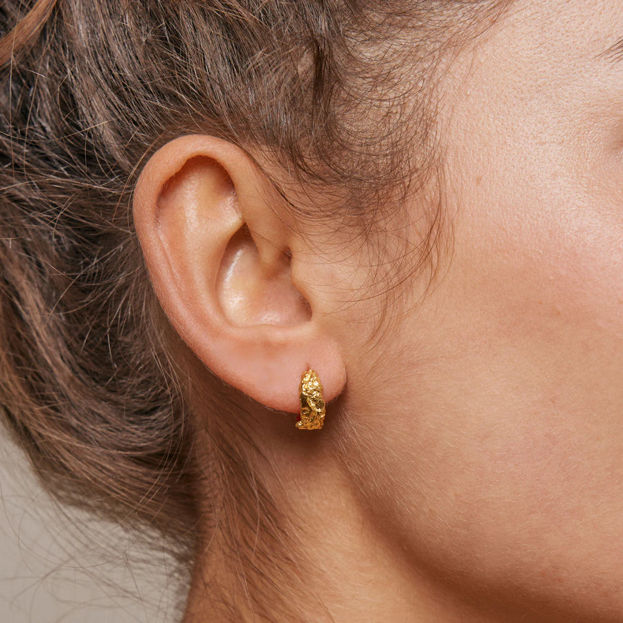 Enamel Copenhagen Ohrringe NELA 18k Gold Plated Recycled Silver