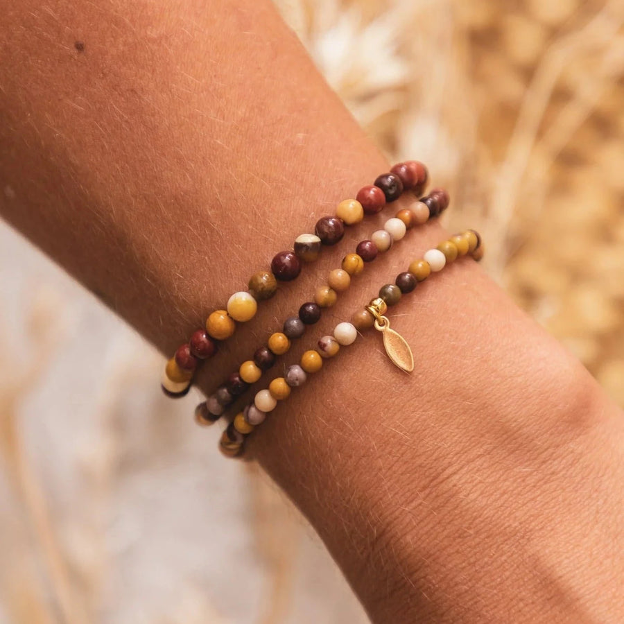 MRS. ERTHA Armbandset ME AND MOM Naturstein