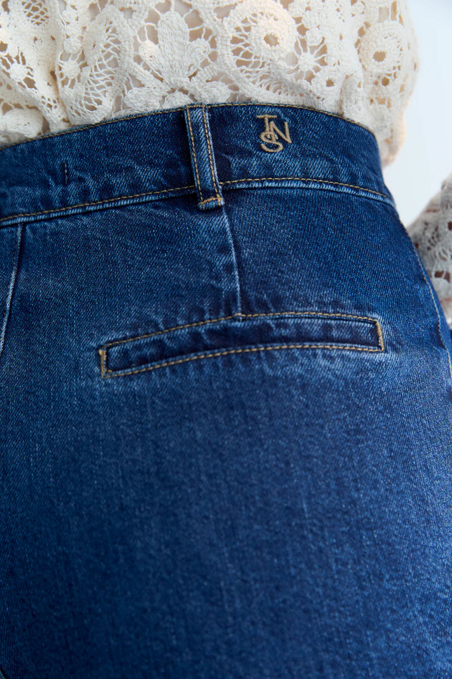 The New Society Woman Jeans INES DENIM Cotton