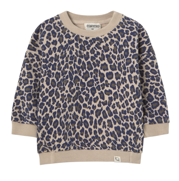 COZMO Pullover mit Leopardprint KELLY Organic Cotton