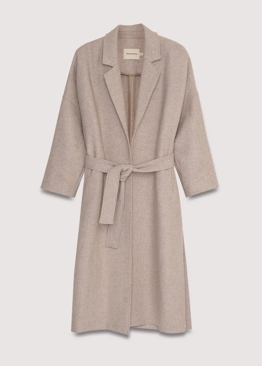 The New Society Woman Mantel KRISTINE Recycled Wool Mix