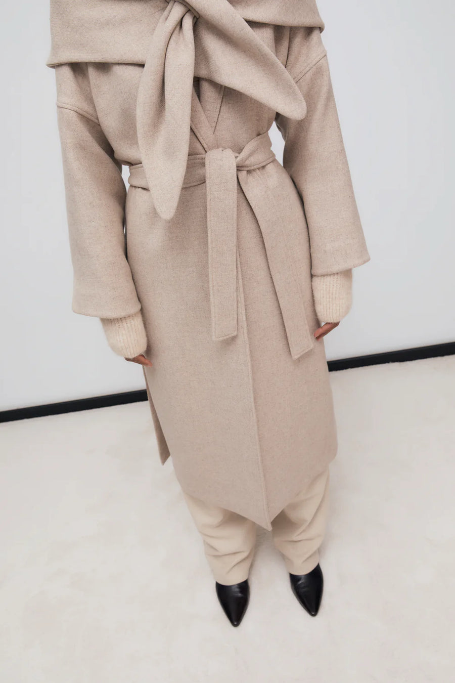 The New Society Woman Mantel KRISTINE Recycled Wool Mix