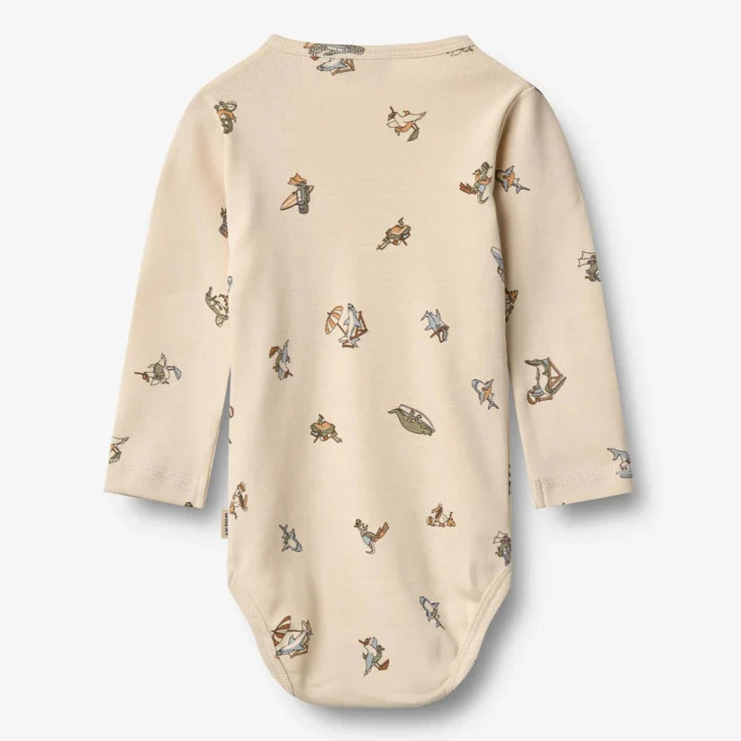 WHEAT Langarm Body FREDDIE Organic Cotton