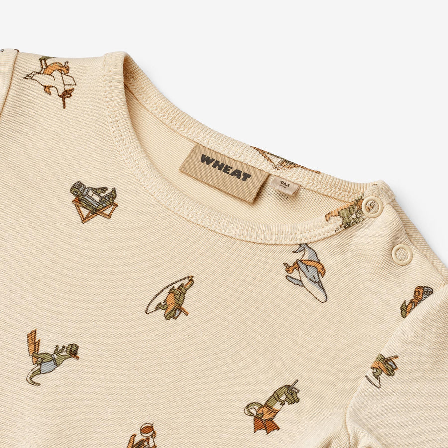 WHEAT Langarm Body FREDDIE Organic Cotton