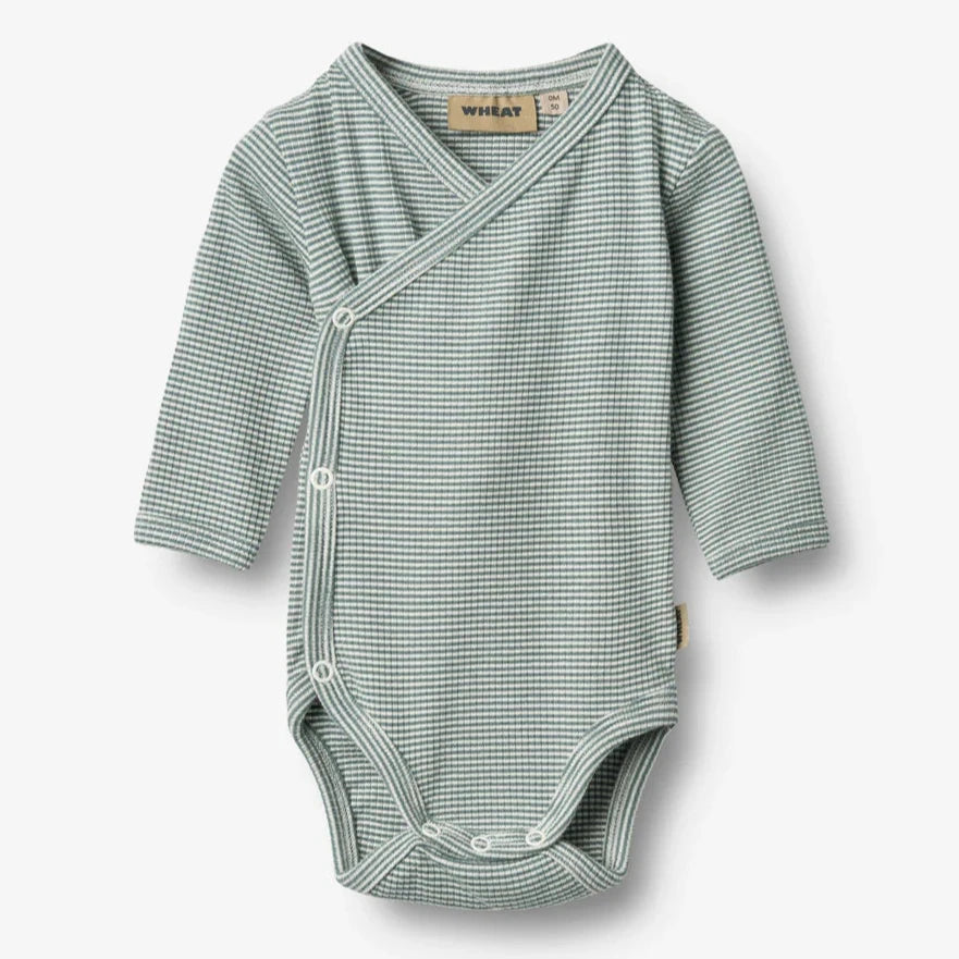 WHEAT Langarm Wickelbody PIL Organic Cotton