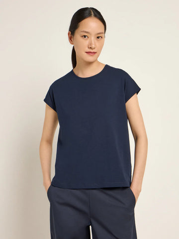 LANIUS Shirt GOTS mit überschnittenen Schultern Organic Cotton