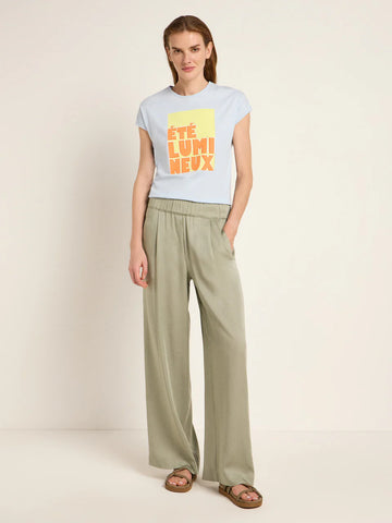 LANIUS Hose mit weitem Bein Lyocell