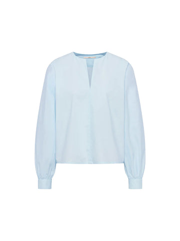 LANIUS Bluse mit Kräuseln Organic Cotton