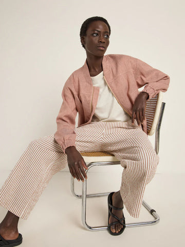 LANIUS Blouson OCS Linen Cotton Mix