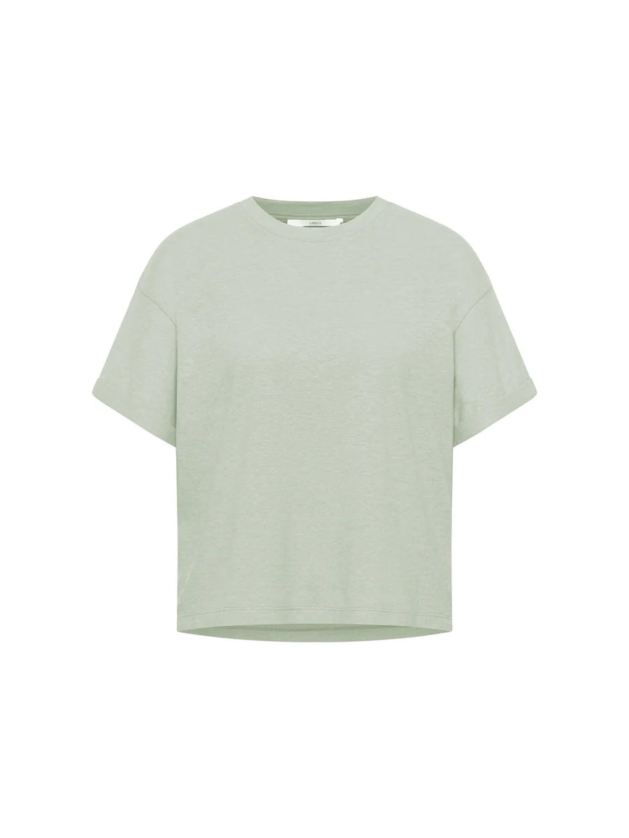 LANIUS Kurzarmshirt OCS Hemp Organic Cotton Mix