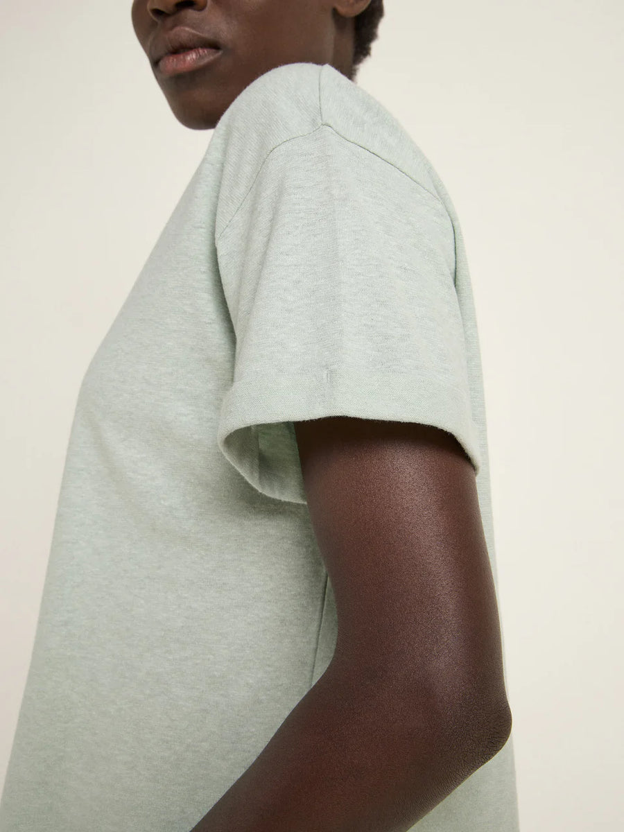 LANIUS Kurzarmshirt OCS Hemp Organic Cotton Mix