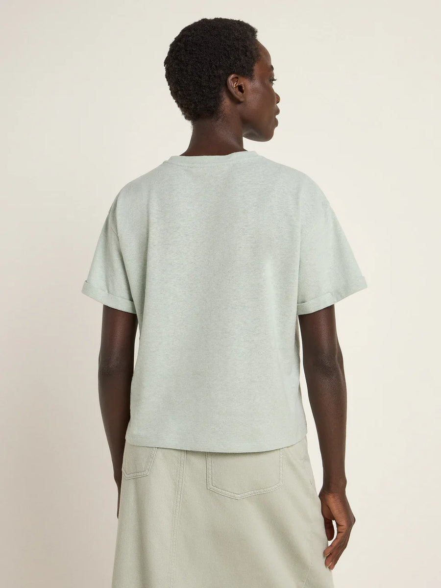 LANIUS Kurzarmshirt OCS Hemp Organic Cotton Mix