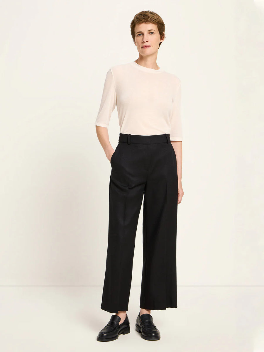 LANIUS Hose Cropped GOTS Wool