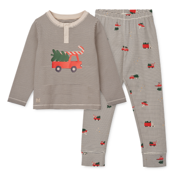 Liewood Bedrucktes Pyjama-Set WILHELM Organic Cotton