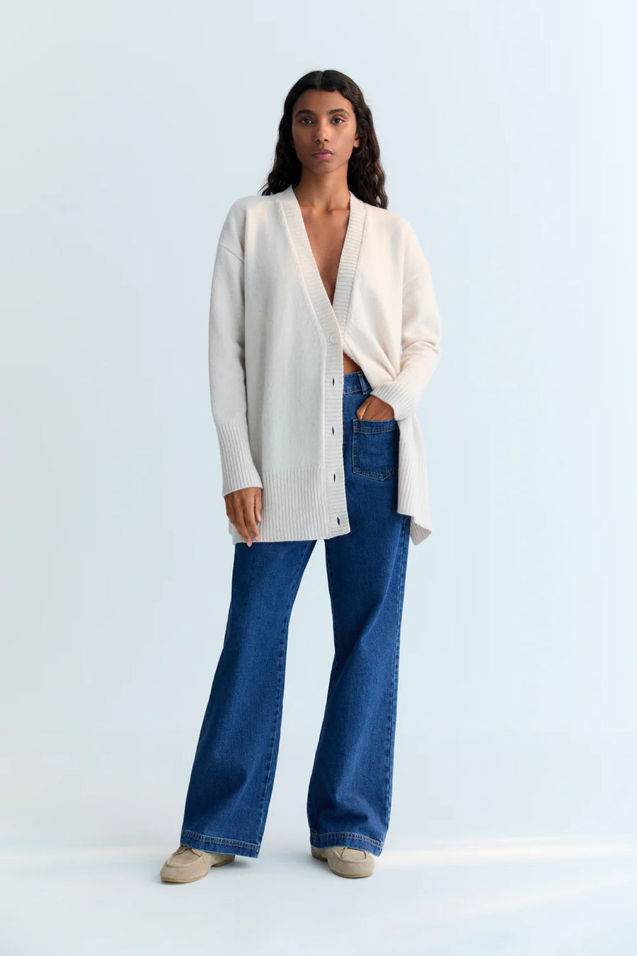 The New Society Woman Jeans INES DENIM Cotton