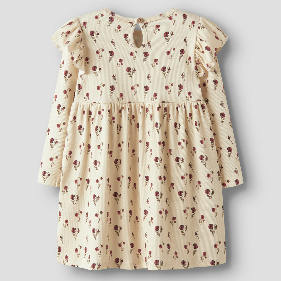 Lil`Atelier Langarm Kleid NMFLAVO EKK Organic Cotton