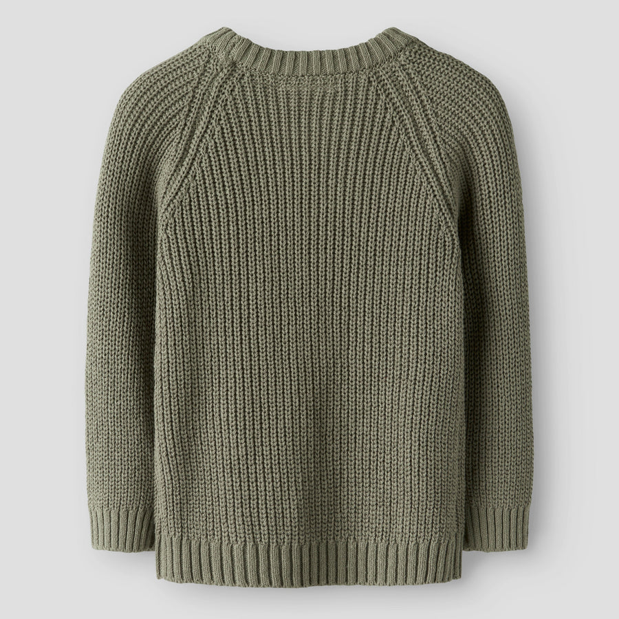 Lil`Atelier Strickpullover NMMEMLEN EMB Organic Cotton