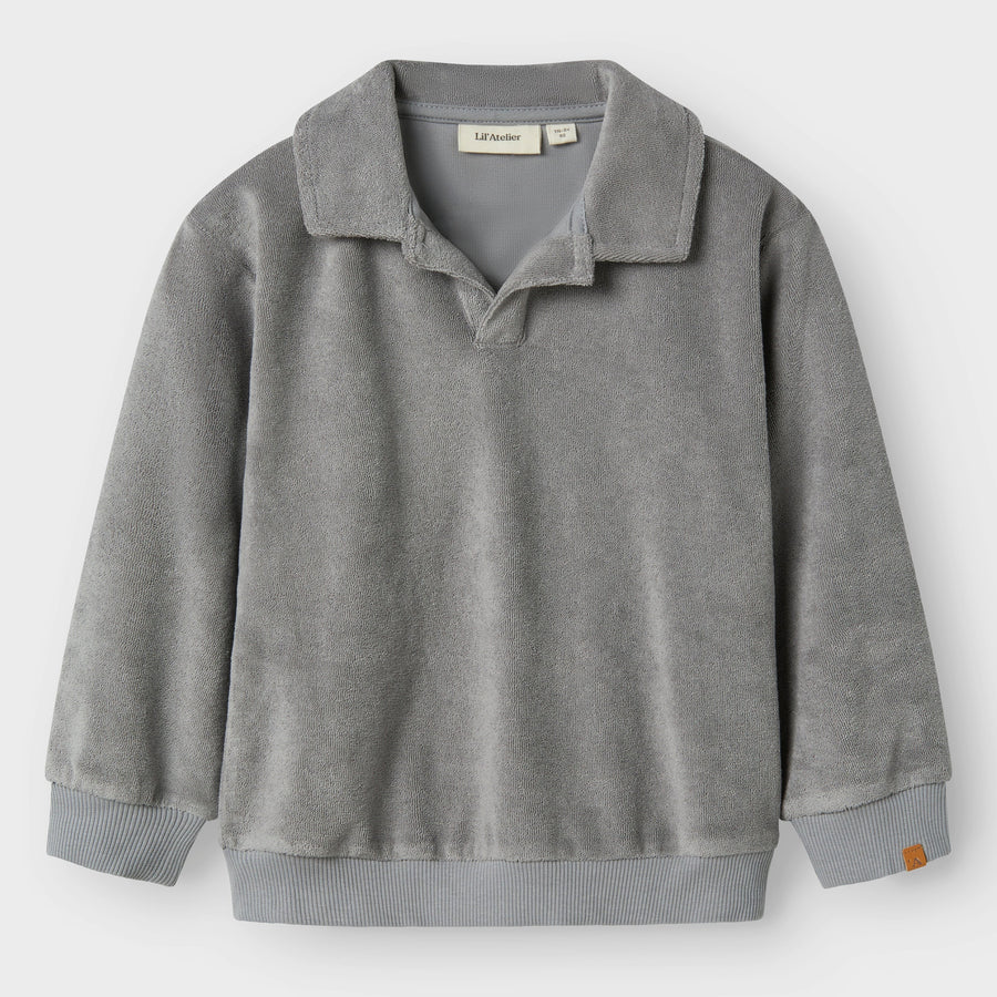 Lil`Atelier Pullover mit Kragen NMMLAMIK Organic Cotton