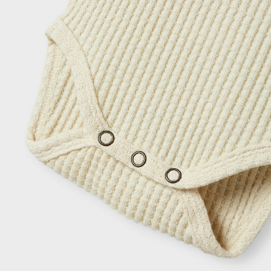 Lil`Atelier Langarm Body mit Rüschen NBFOSANNE Organic Cotton