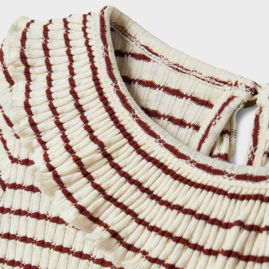 Lil`Atelier Langarmshirt mit Rüschen NMFOSOPHIA Organic Cotton