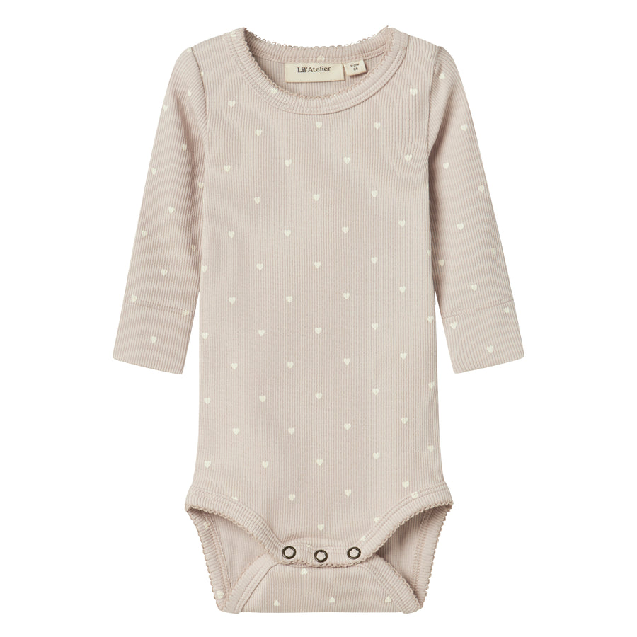 Lil`Atelier Body Langarm NBFGAGO Organic Cotton