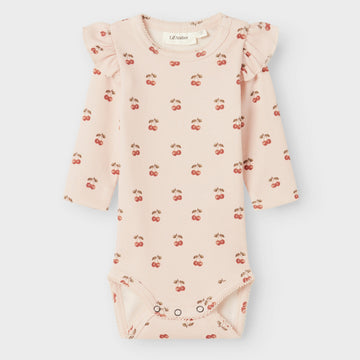 Lil`Atelier Langarm Body mit Rüschen NBFLAVO EVE Organic Cotton