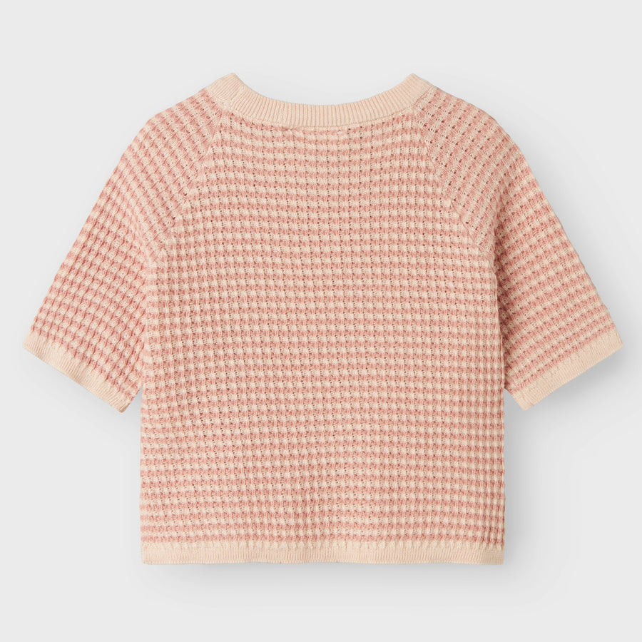 Lil`Atelier Strickoberteil NMFHALMA 3/4 Organic Cotton