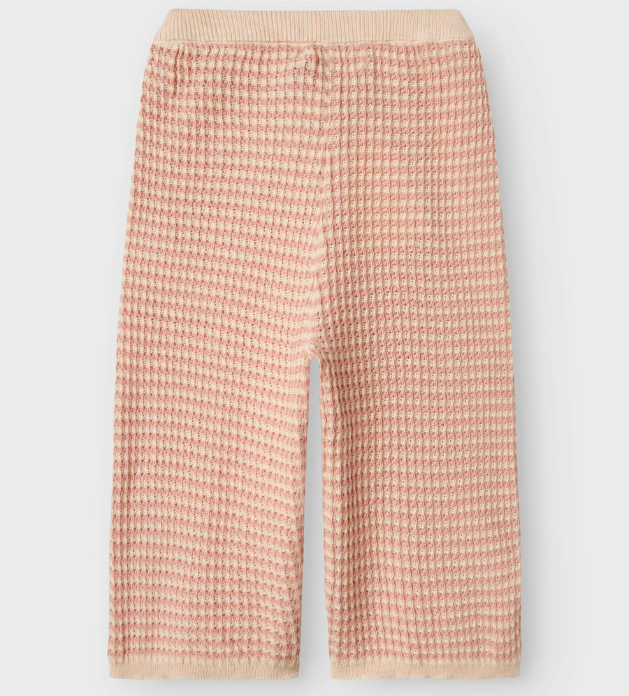 Lil`Atelier Wide Cropped Strickhosen NMFHALMA Organic Cotton