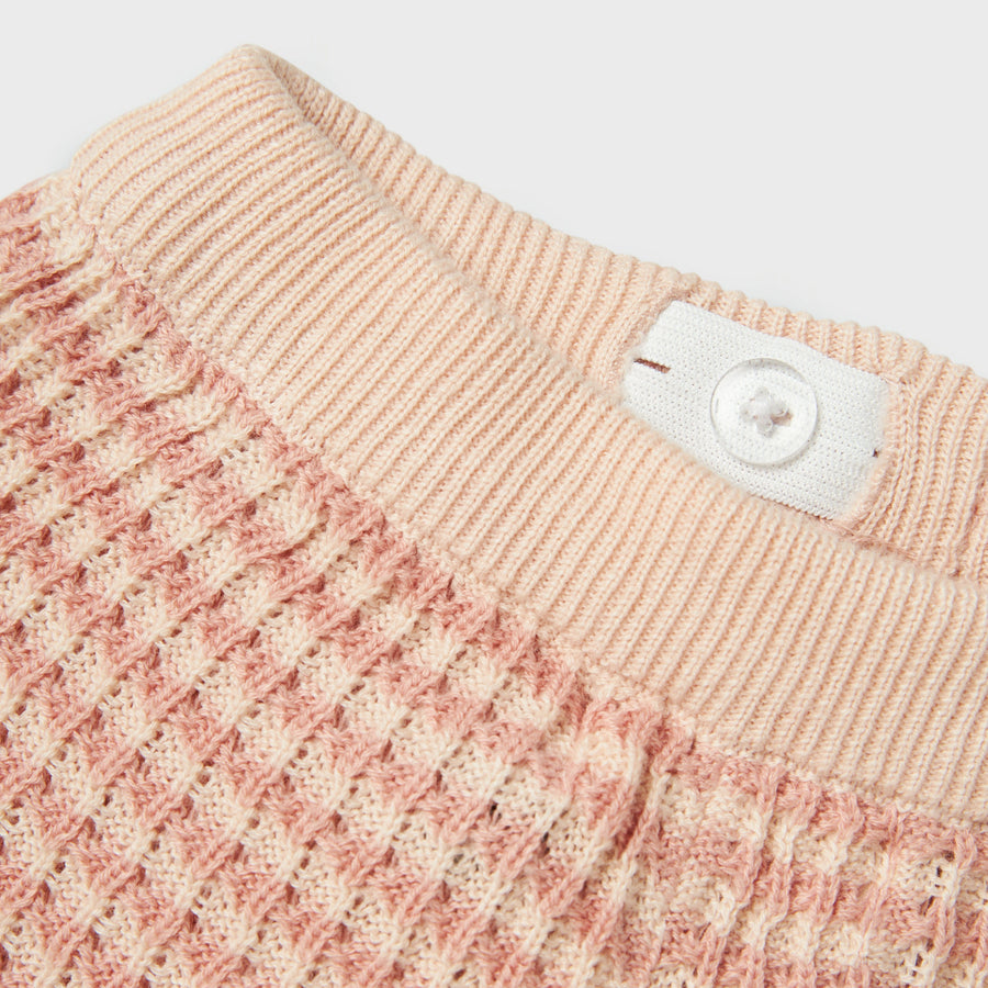 Lil`Atelier Wide Cropped Strickhosen NMFHALMA Organic Cotton