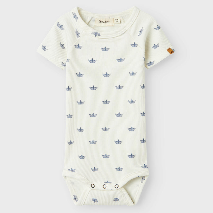 Lil`Atelier Slim Body Kurzarm NBMLAVO ENI Organic Cotton