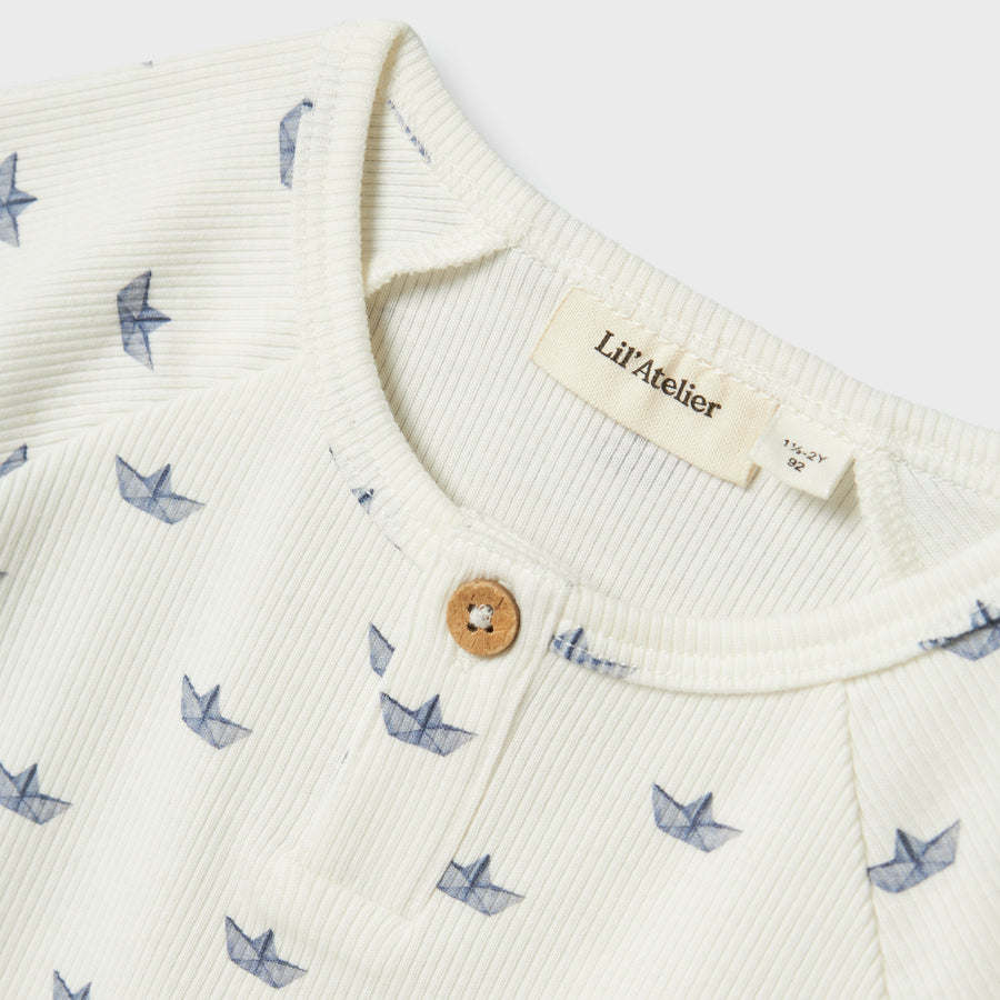 Lil`Atelier T-Shirt Kurzarm NMMLAVO ENI Organic Cotton