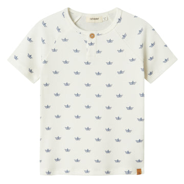 Lil`Atelier T-Shirt Kurzarm NMMLAVO ENI Organic Cotton