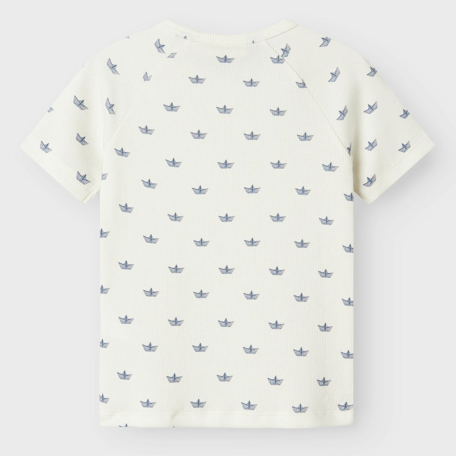 Lil`Atelier T-Shirt Kurzarm NMMLAVO ENI Organic Cotton