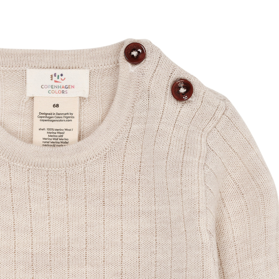 COPENHAGEN COLORS Gerippter Body Merino Wool