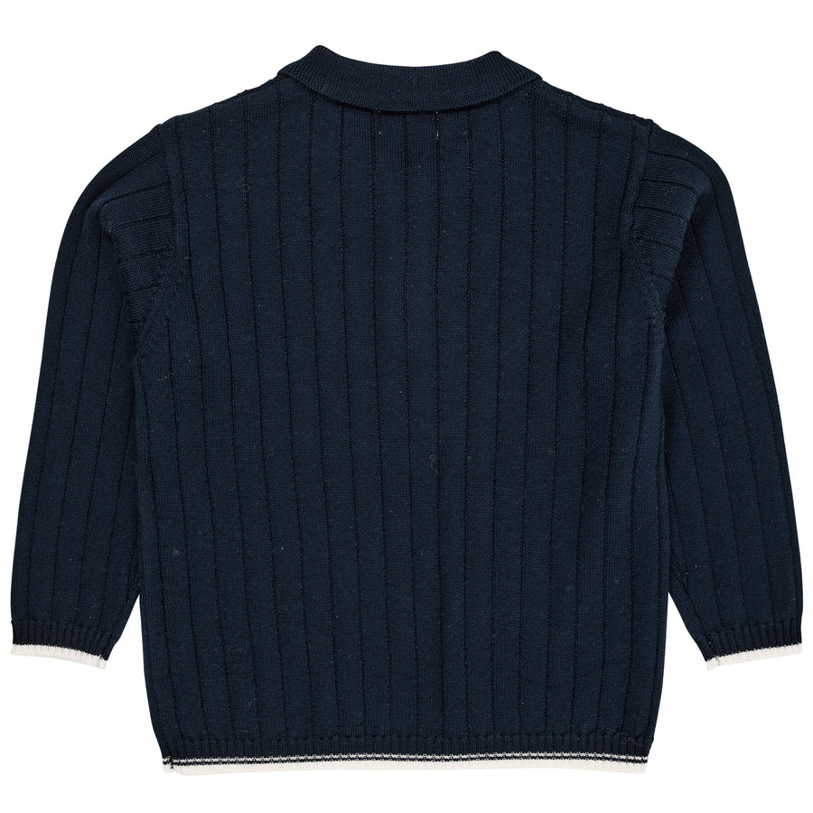 COPENHAGEN COLORS Gestricktes Poloshirt Merino Wool