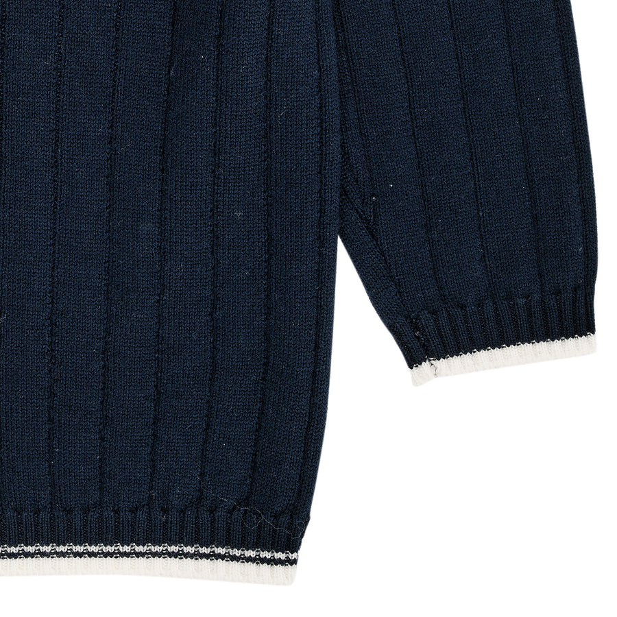 COPENHAGEN COLORS Gestricktes Poloshirt Merino Wool