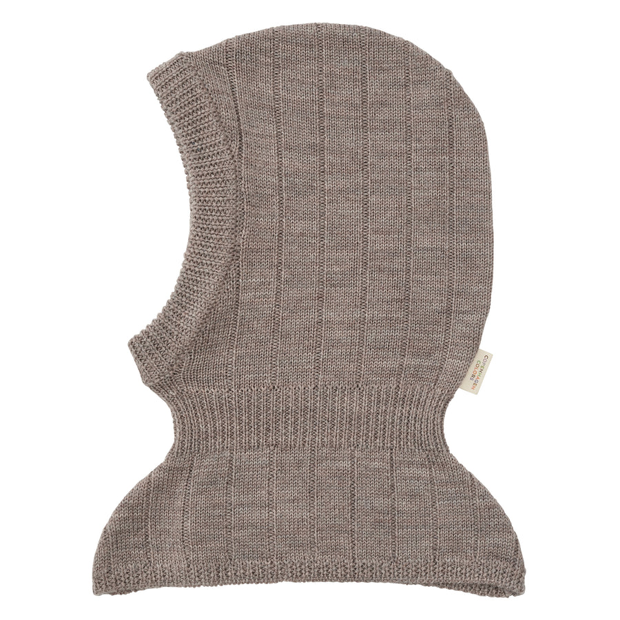 COPENHAGEN COLORS Sturmhaube aus Merino-Rippstrick