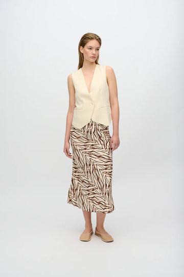 minimum Weste MELINA Linen Viscose Mix