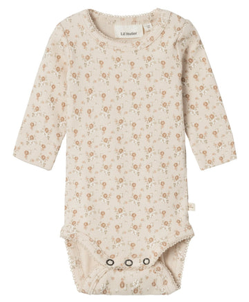 Lil`Atelier Body Langarm NBFGAGO Organic Cotton