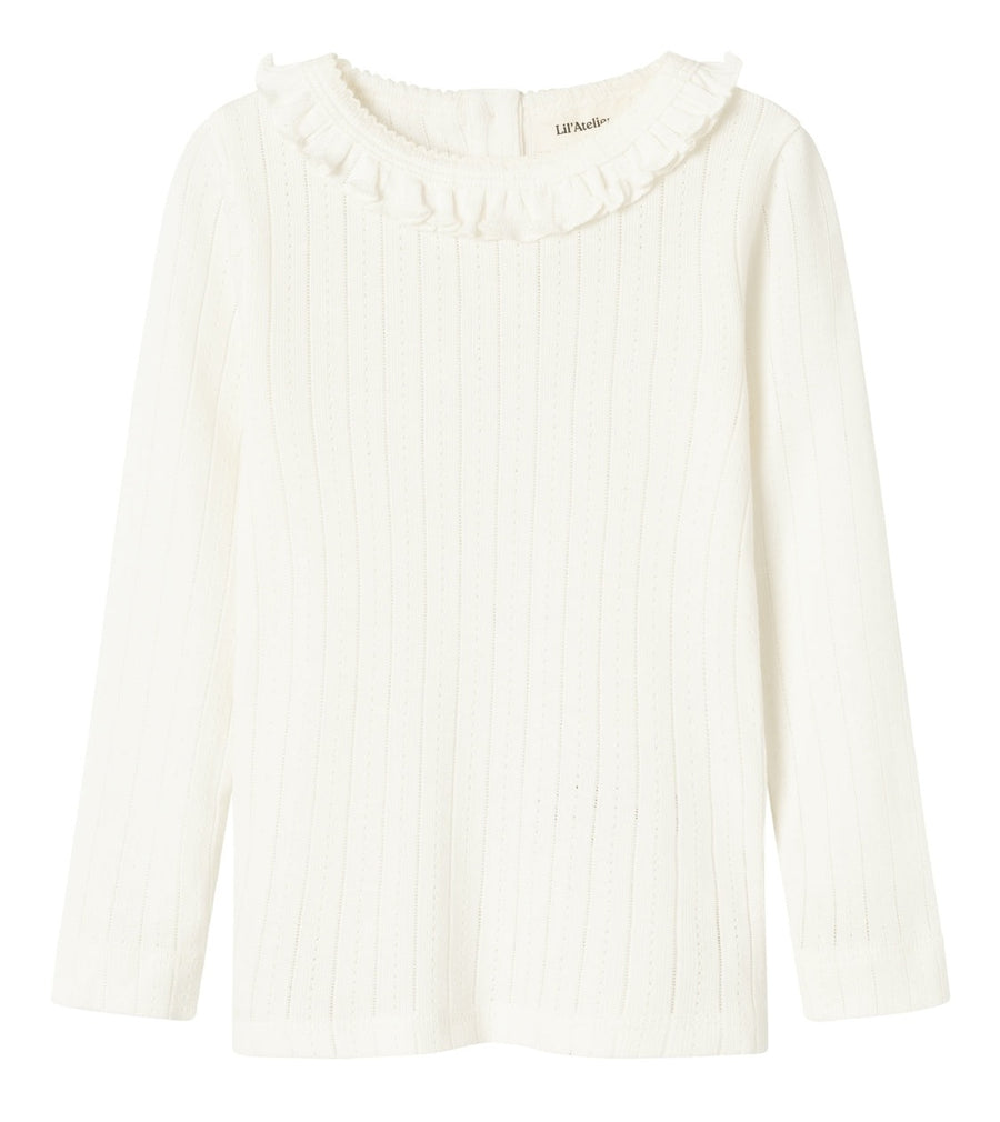 Lil`Atelier Langarmshirt NMFRACHEL NIS Organic Cotton