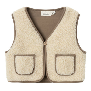 Lil`Atelier Sherpa-Weste NMMJONO Organic Cotton