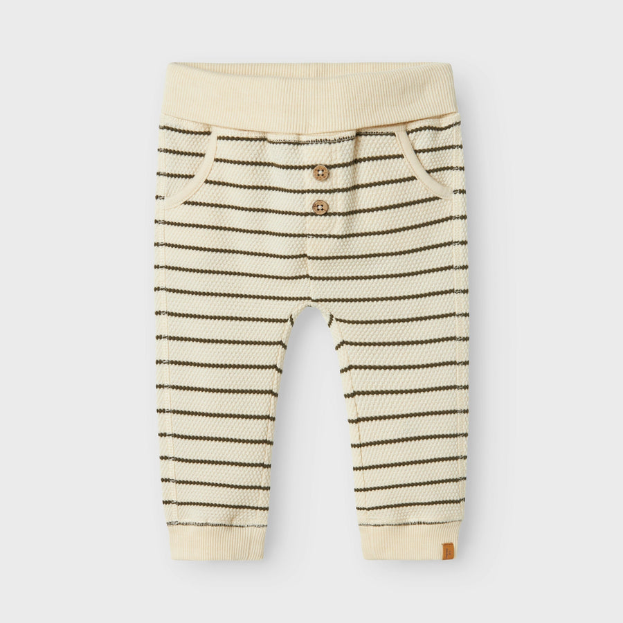 Lil`Atelier gestreifte Hosen NBMRAMUS Organic Cotton