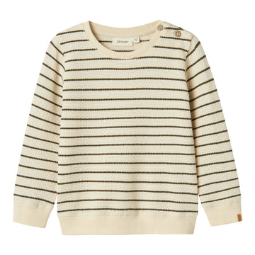 Lil`Atelier gestreifter Pullover NMMRAMUS Organic Cotton